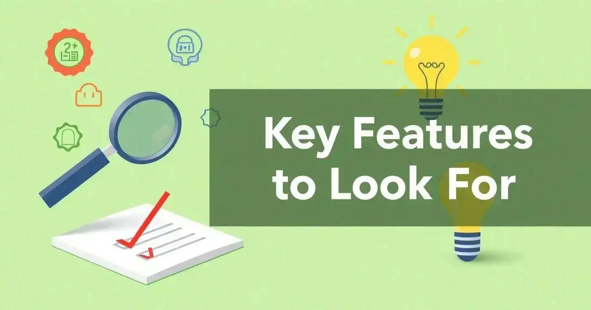 2. Key Features to Look For